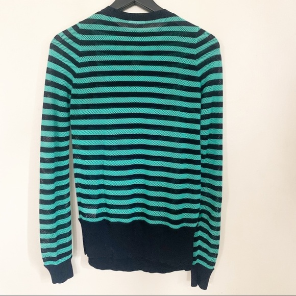 Akris Punto Striped Knit Cardigan 2 Piece Set Women’s US Size 6 - Picture 3 of 15